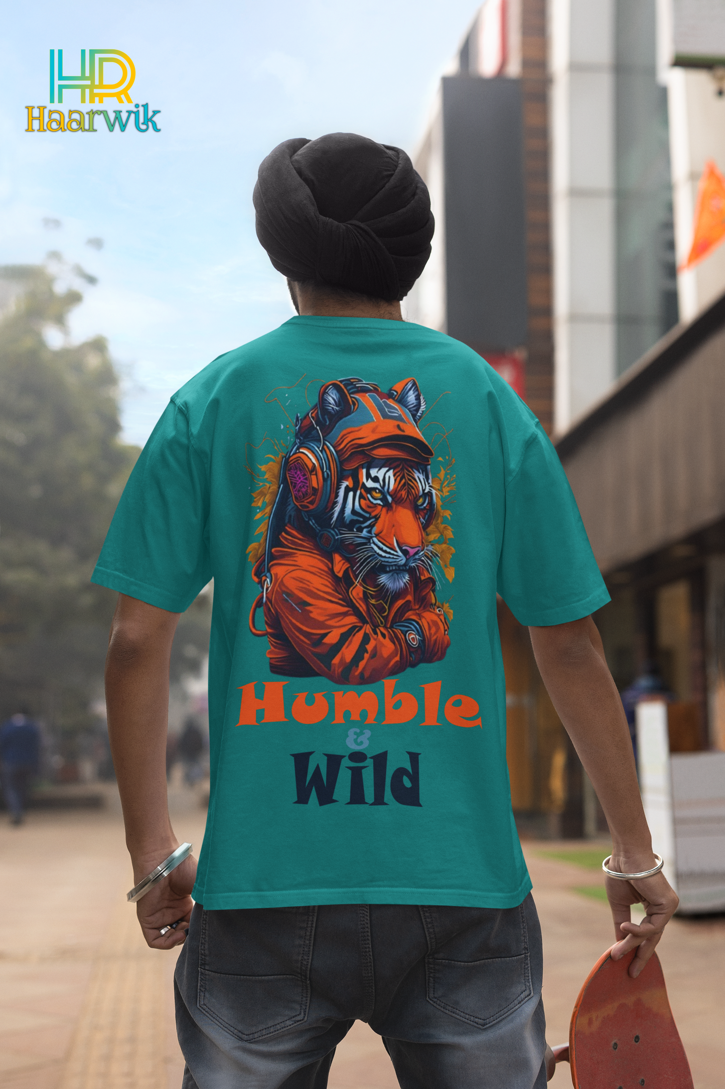 Haarwik HUMBLE & WILD Round Neck Men Tshirt