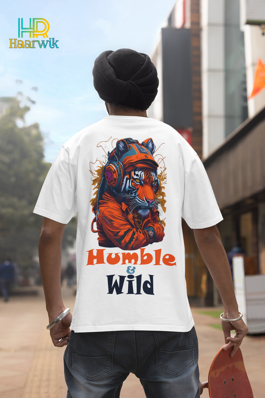 Haarwik HUMBLE & WILD Round Neck Men Tshirt