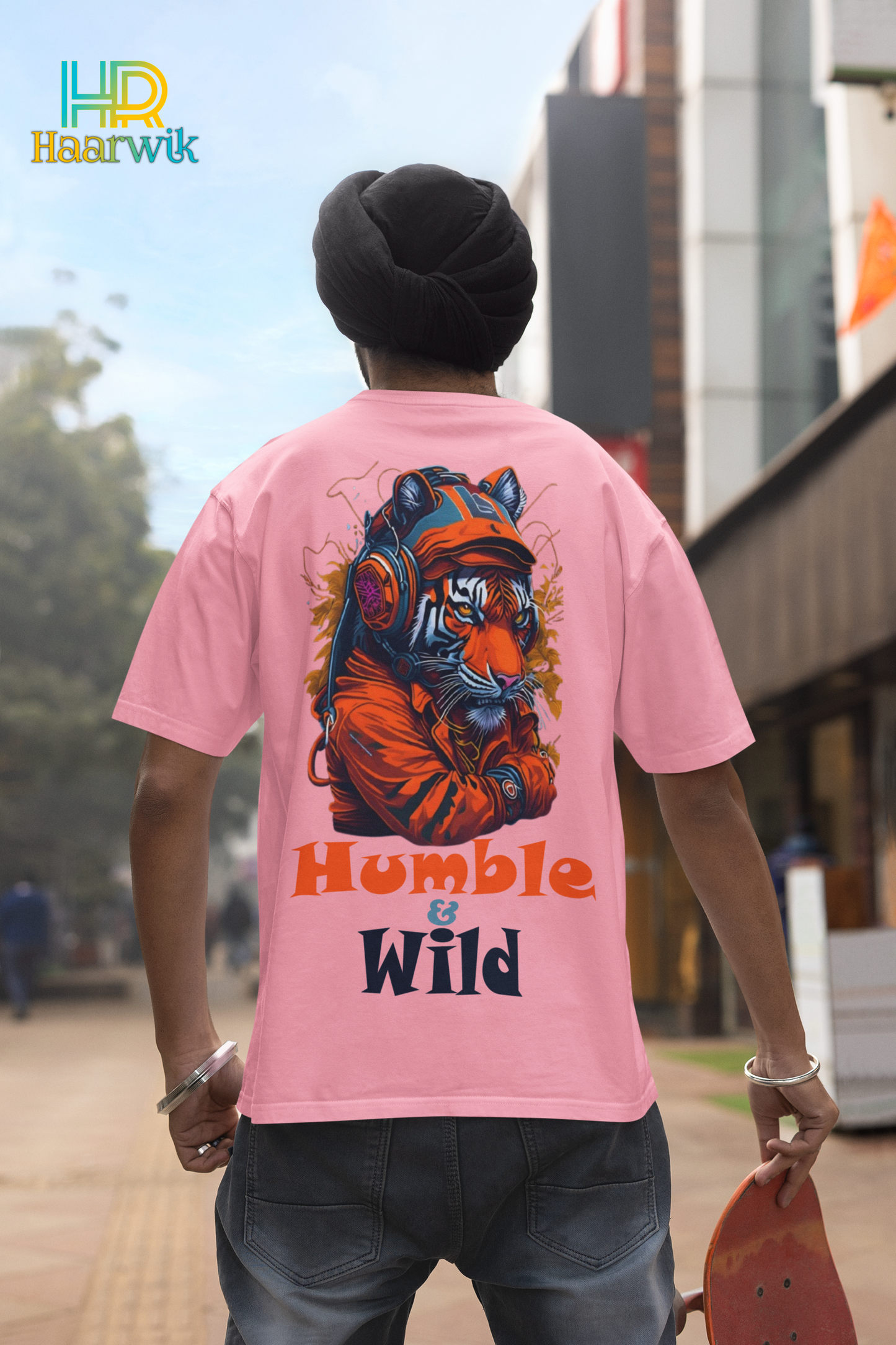 Haarwik HUMBLE & WILD Round Neck Men Tshirt