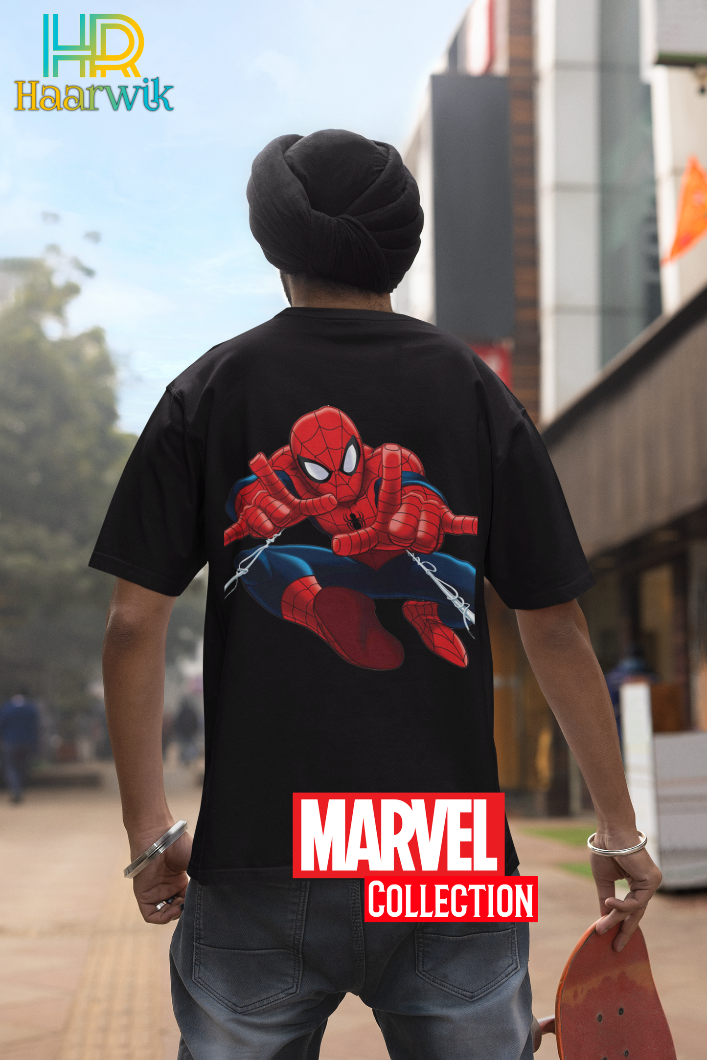 Haarwik SPIDERMAN Marvel Special Cotton Men Tshirts