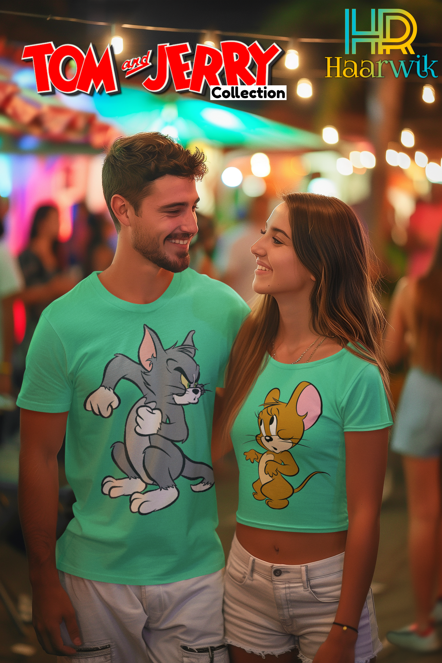 Haarwik TOM & JERRY Disney Special Couple Tshirt