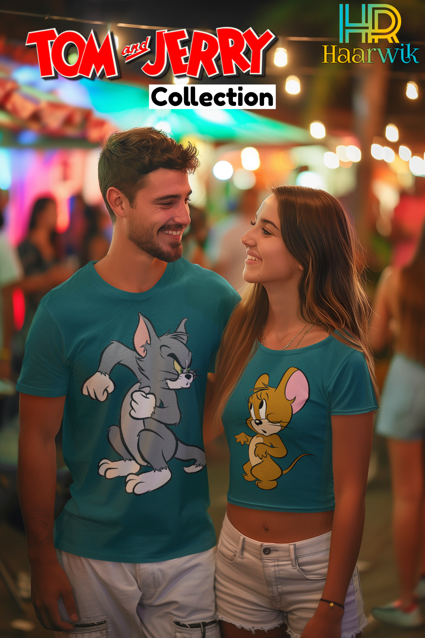 Haarwik TOM & JERRY Disney Special Couple Tshirt