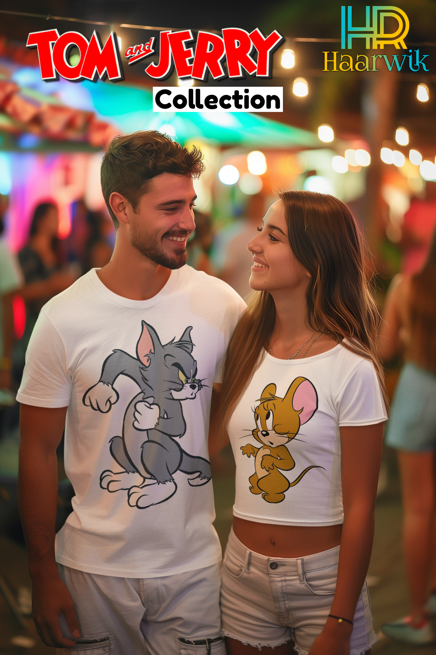 Haarwik TOM & JERRY Disney Special Couple Tshirt