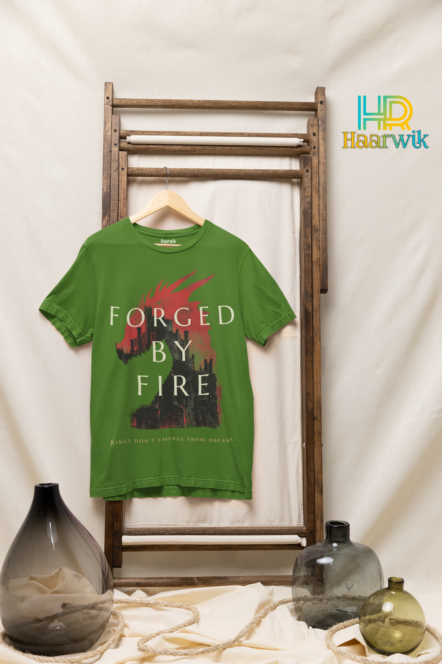 Haarwik FORGED BY FIRE Cotton Tshirt For MEN & WOMEN