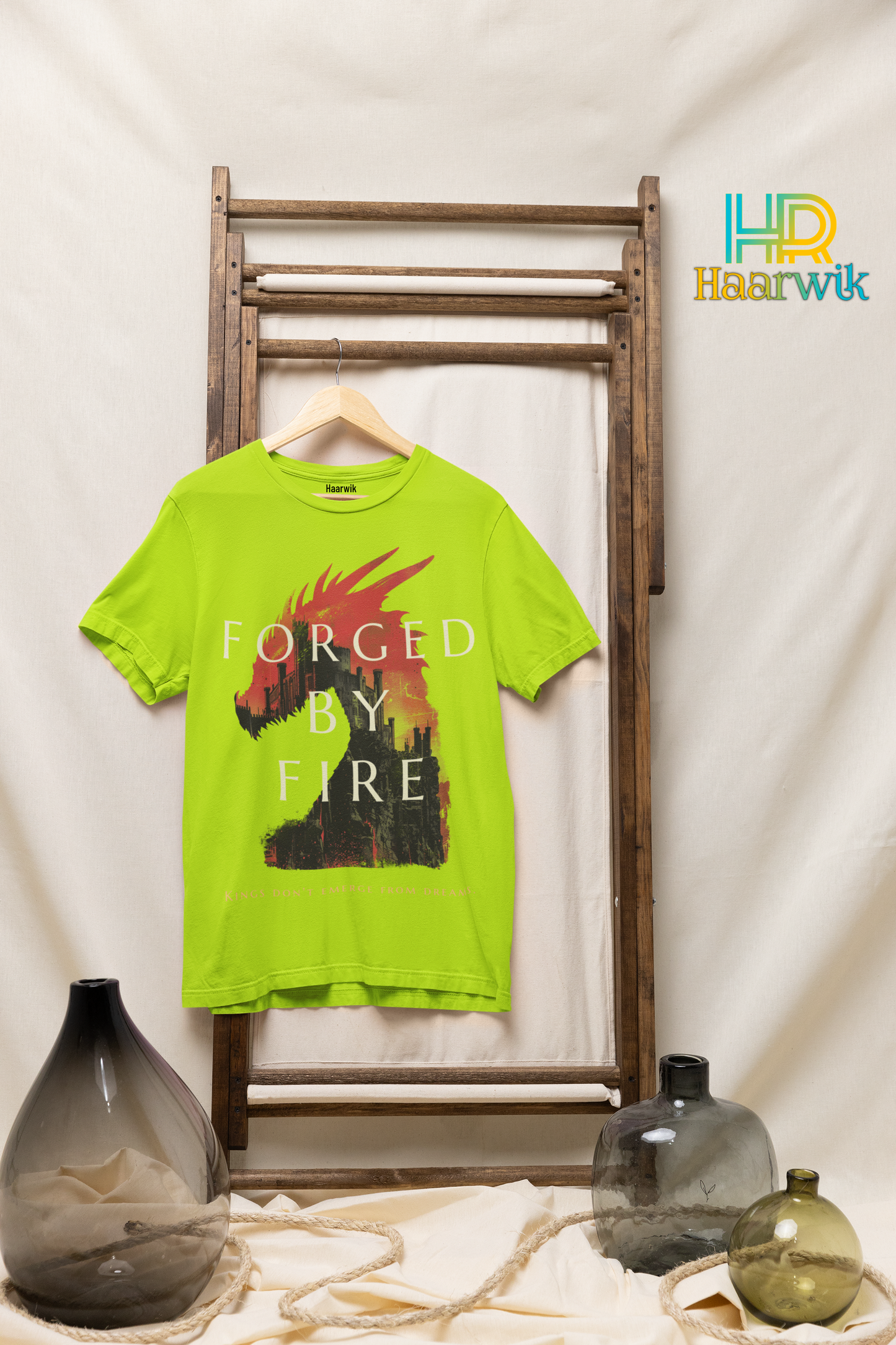 Haarwik FORGED BY FIRE Cotton Tshirt For MEN & WOMEN