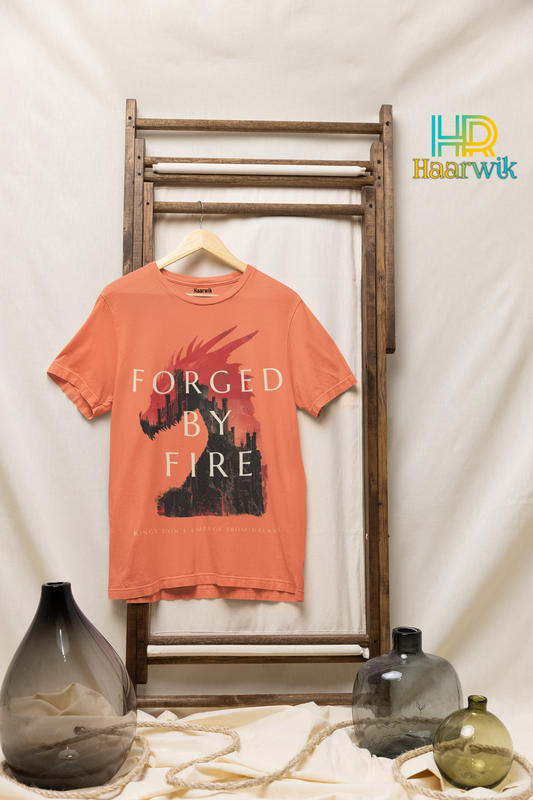 Haarwik FORGED BY FIRE Cotton Tshirt For MEN & WOMEN