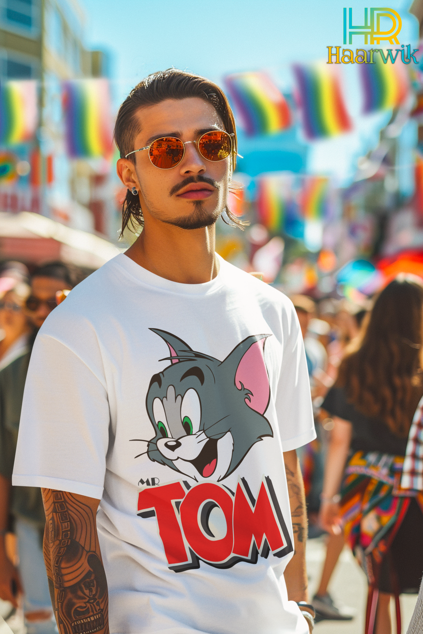 Haarwik MR. TOM Disney Special Men Tshirt