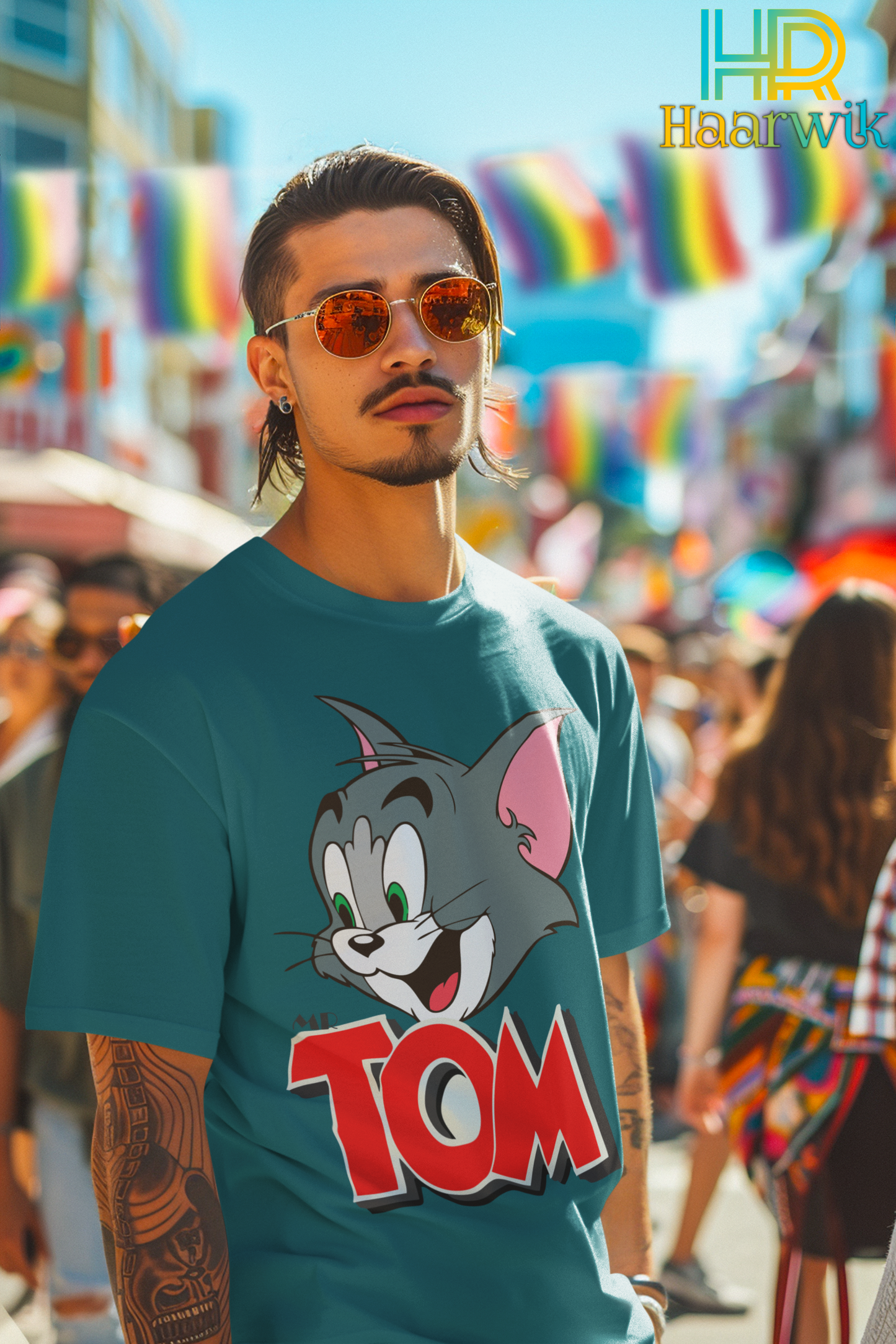 Haarwik MR. TOM Disney Special Men Tshirt