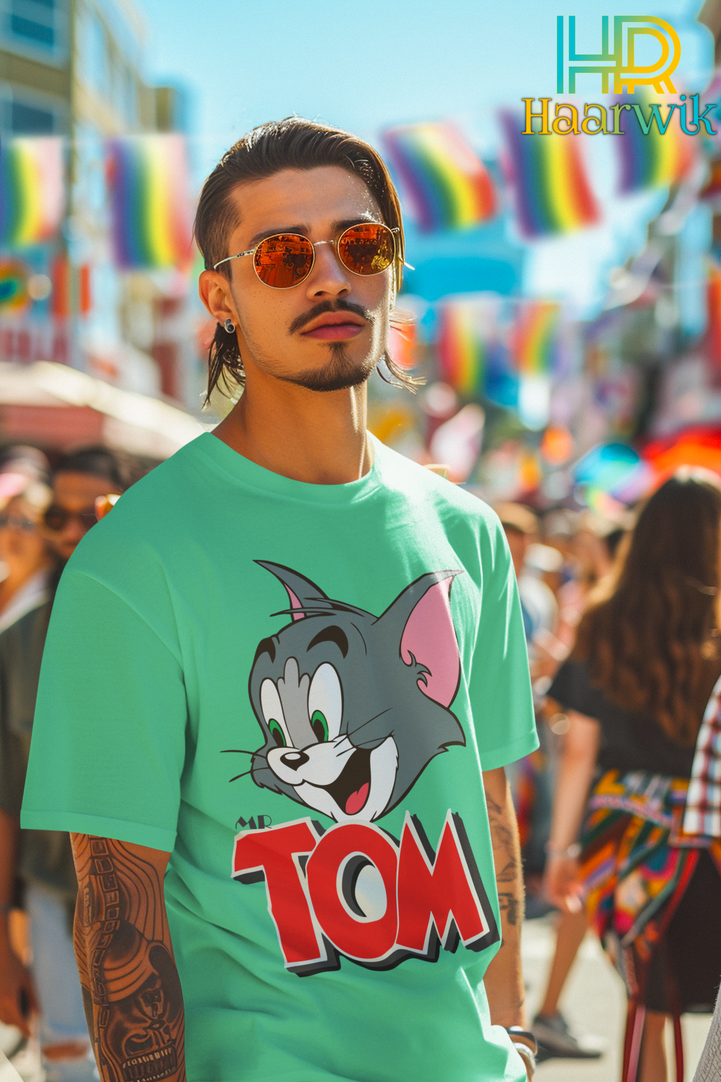 Haarwik MR. TOM Disney Special Men Tshirt