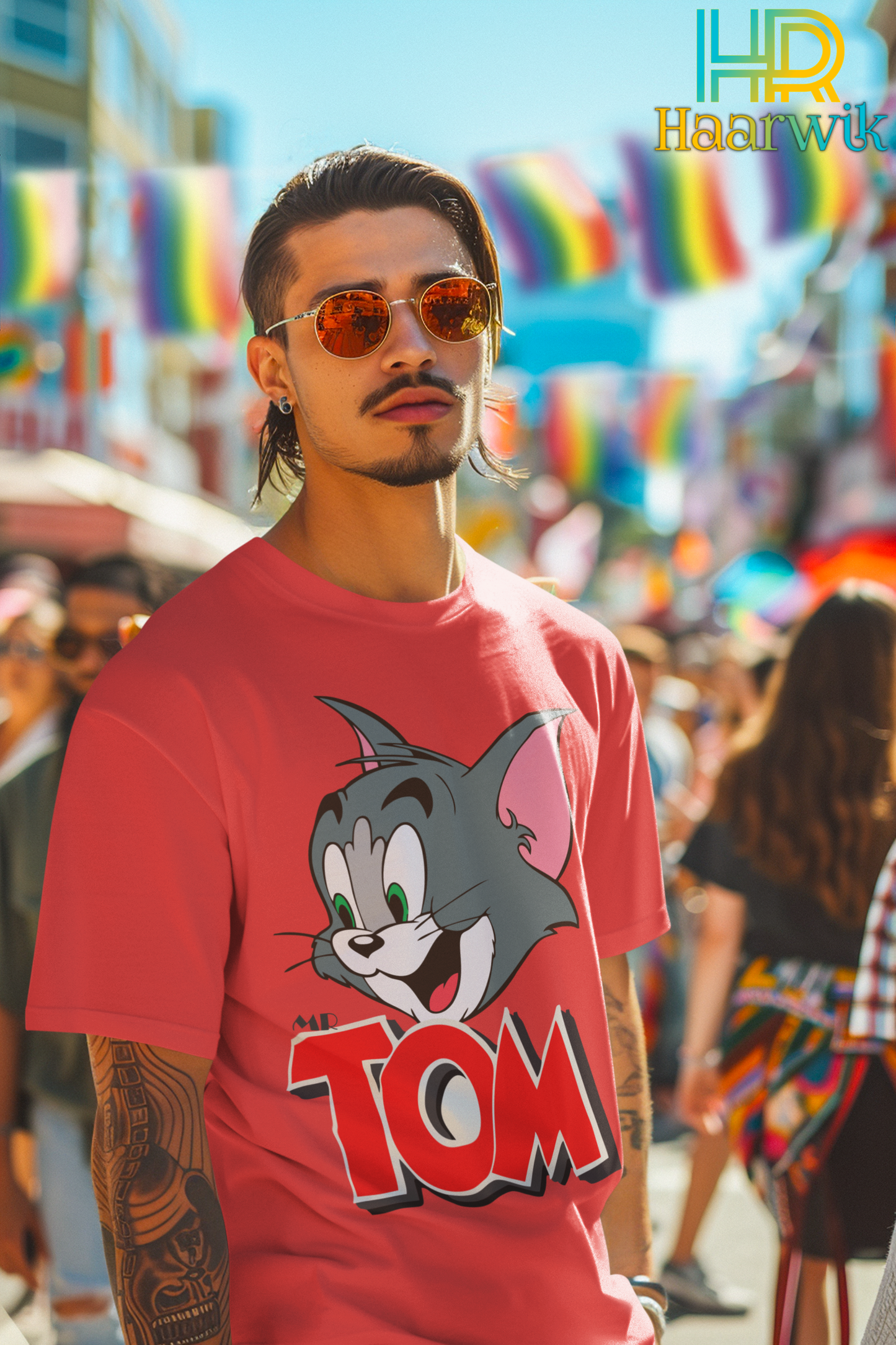 Haarwik MR. TOM Disney Special Men Tshirt